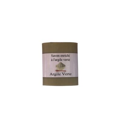 Jabón artesanal 110 g Arcilla Verde