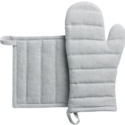 Jona Perle - Juego de guantes de horno/agarraderas reciclados 15 x 30 - 3706013102