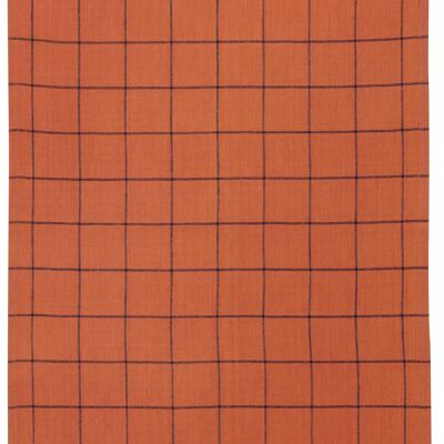 Torchon Metis Kilia carreaux Brique 50 x 70 - 1463045000