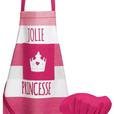 Children's kitchen apron and children's hat Sissi Pink 52 x 63 - 8788130102