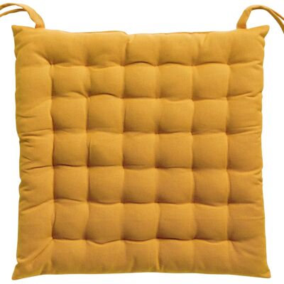 Seat pad 36 points Zea recycled Sunflower 38 x 38 x 3 cm - 1457043000