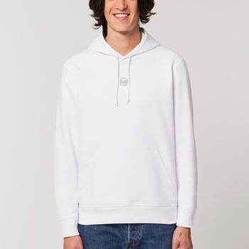 The Classics Hoodie - Logo brodé - Frost White - ORGANIC X RECYCLED - Medium 5