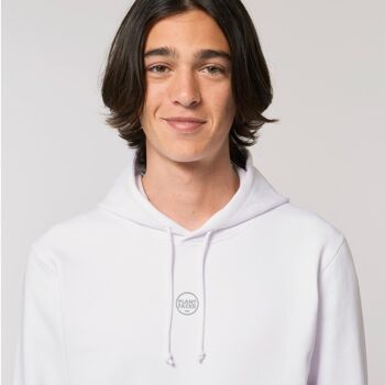 The Classics Hoodie - Logo brodé - Frost White - BIOLOGIQUE X RECYCLÉ - Grand 1