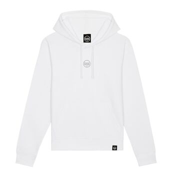 The Classics Hoodie - Logo brodé - Frost White - BIOLOGIQUE X RECYCLÉ - Grand 3