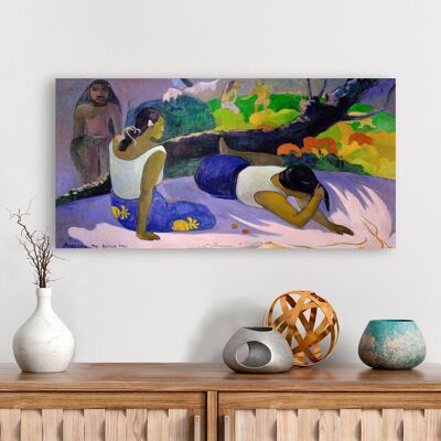 Peinture sur toile de qualité musée Paul Gauguin, Area no vareua ino