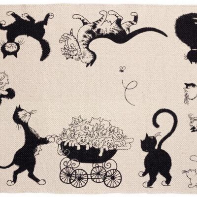 Teppich Dubout Multi Cats Ecru 60 x 90 - 7233010000