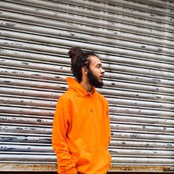 The Classics Hoodie - Logo brodé - Alarm Orange - Large 4