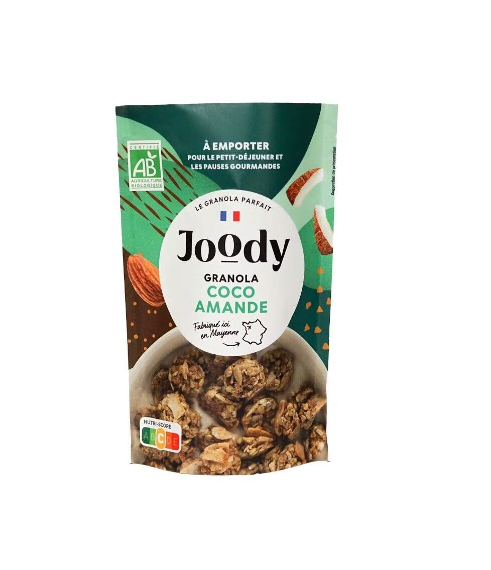 Granola Coco-Almendra - sin gluten, Ecológica, Vegana (80g)