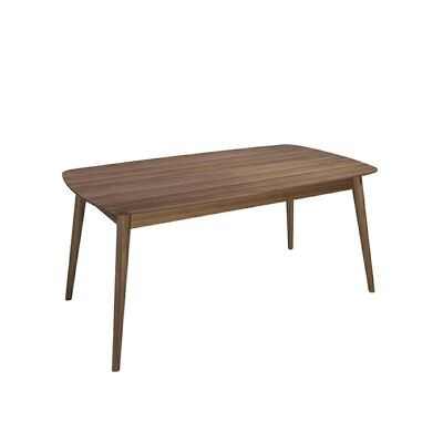 Extendable walnut dining table model 1100