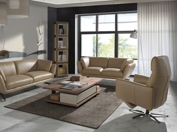 Fauteuil pivotant en cuir relax mécanismes modèle 5086 9