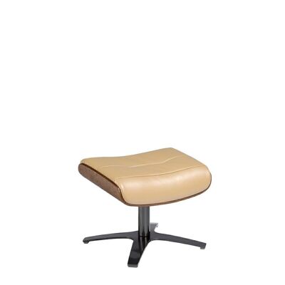 Ottoman upholstered sand leather model 5088