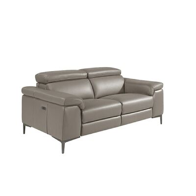 2-seater sofa, cowhide leather, relax mechanisms, model 6121