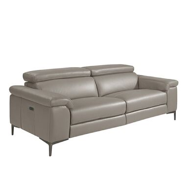 3-seater sofa, cowhide leather, relax mechanisms, model 6122