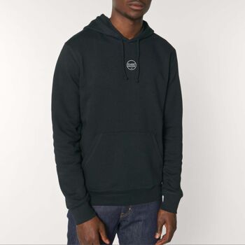 The Classics Hoodie - Logo brodé - Noir - BIO X RECYCLÉ - Grand 4