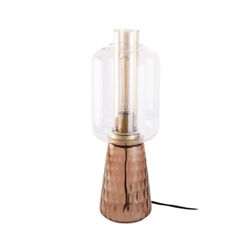 Lámpara de sobremesa cristal fumé modelo 8063