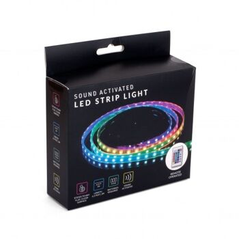 Lumières LED activées par le son avec télécommande 10