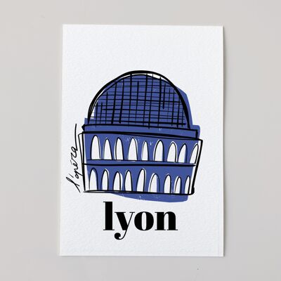 LYON city map - Opera