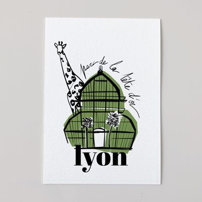 LYON city map - Tête d'Or