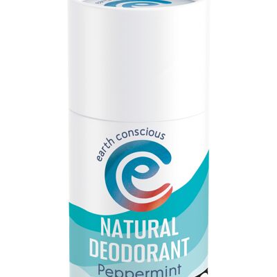 Deodorante naturale in stick - Menta piperita e menta verde PROTEZIONE FORTE 60g Senza plastica, Cruelty-Free, Vegano