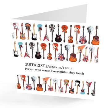 Carte Guitares Fun' Dictionary' Any Occasion 1