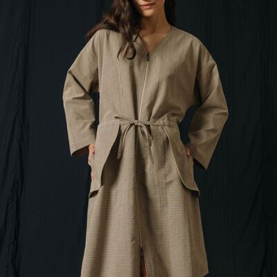 VG01 Kleid Delonix Beige Tweed