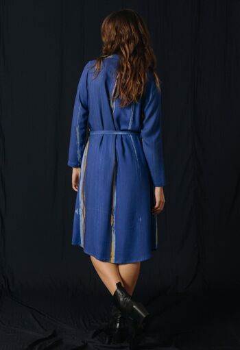 V03 Robe Duabanga Imprimé Bleu 5