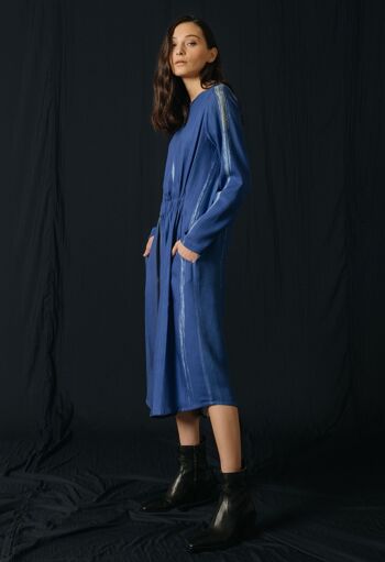 V05 Robe Dafnifilo Imprimé Bleu 3