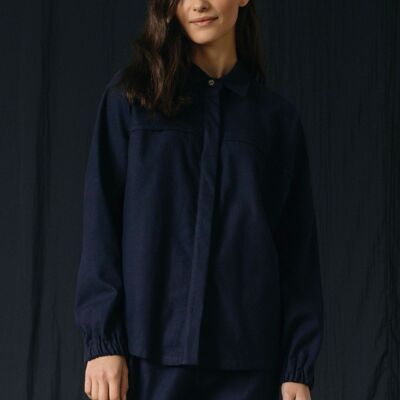 CM02 Camicia Sapote Navy