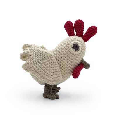 Annouk die Henne - Spielzeug aus Bio-Baumwolle