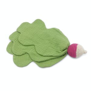 le Radis Rose - doudou en coton bio