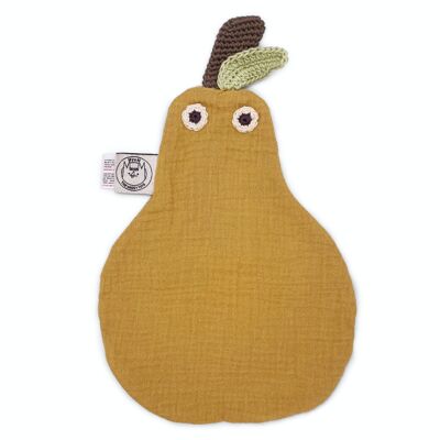 William the Pear - organic cotton cuddly toy