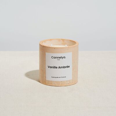 Amber Vanilla Scented Candle