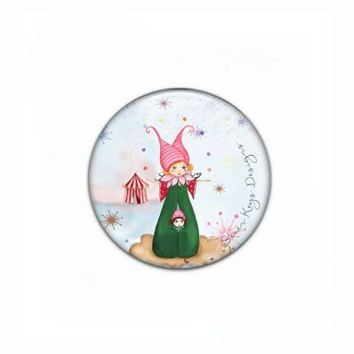 Le miroir de poche Clown-cadeau pour les enfants