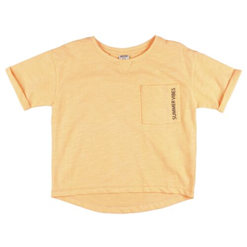 Boy's coral T-shirt COPERNICON