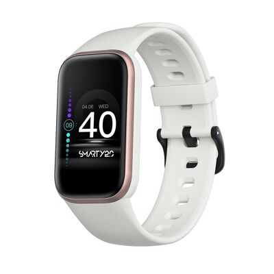 SW042C - Smarty 2.0 connected watch - Silicone bracelet - Call and message notifications - Chrono - Distance pedometer - Sleep monitoring