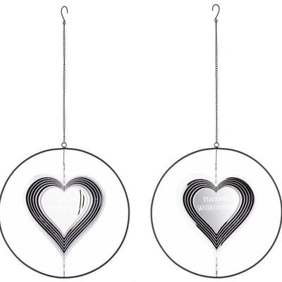 Stainless steel wind chime "Welcome" VE 4 so