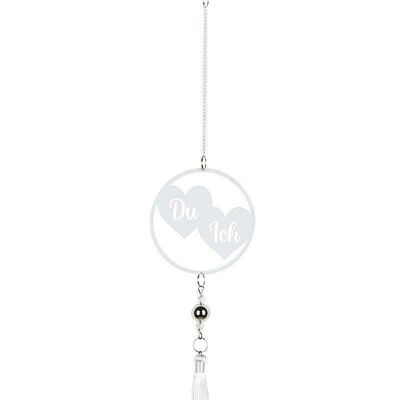 Stainless steel hanger "You + I" VE 6