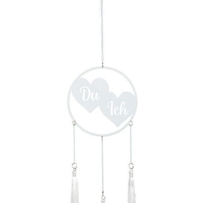 Stainless steel dream catcher "You + I" VE 4