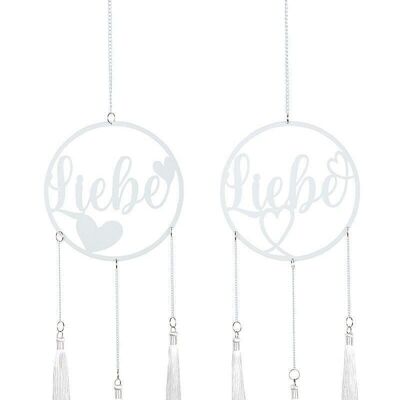 Stainless steel dream catcher "love" VE 4 so