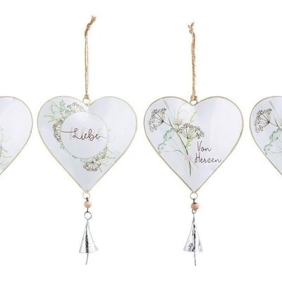 Metal heart hanger "grass bouquet" VE 8 so