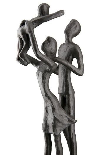 Sculpture Design Fer " Bonheur Familial " 1