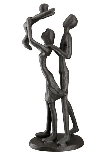 Sculpture Design Fer " Bonheur Familial " 2