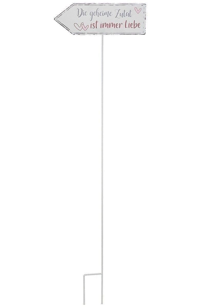Metal garden stake "love ingredient" VE 6