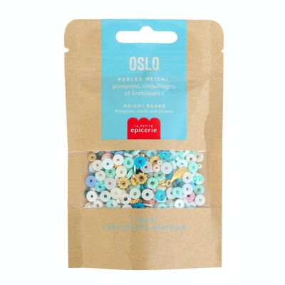 Mischung aus Heishi-Perlen und Anhängern - Oslo (291079)