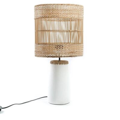 La lampada da tavolo Kiska - Bianco naturale