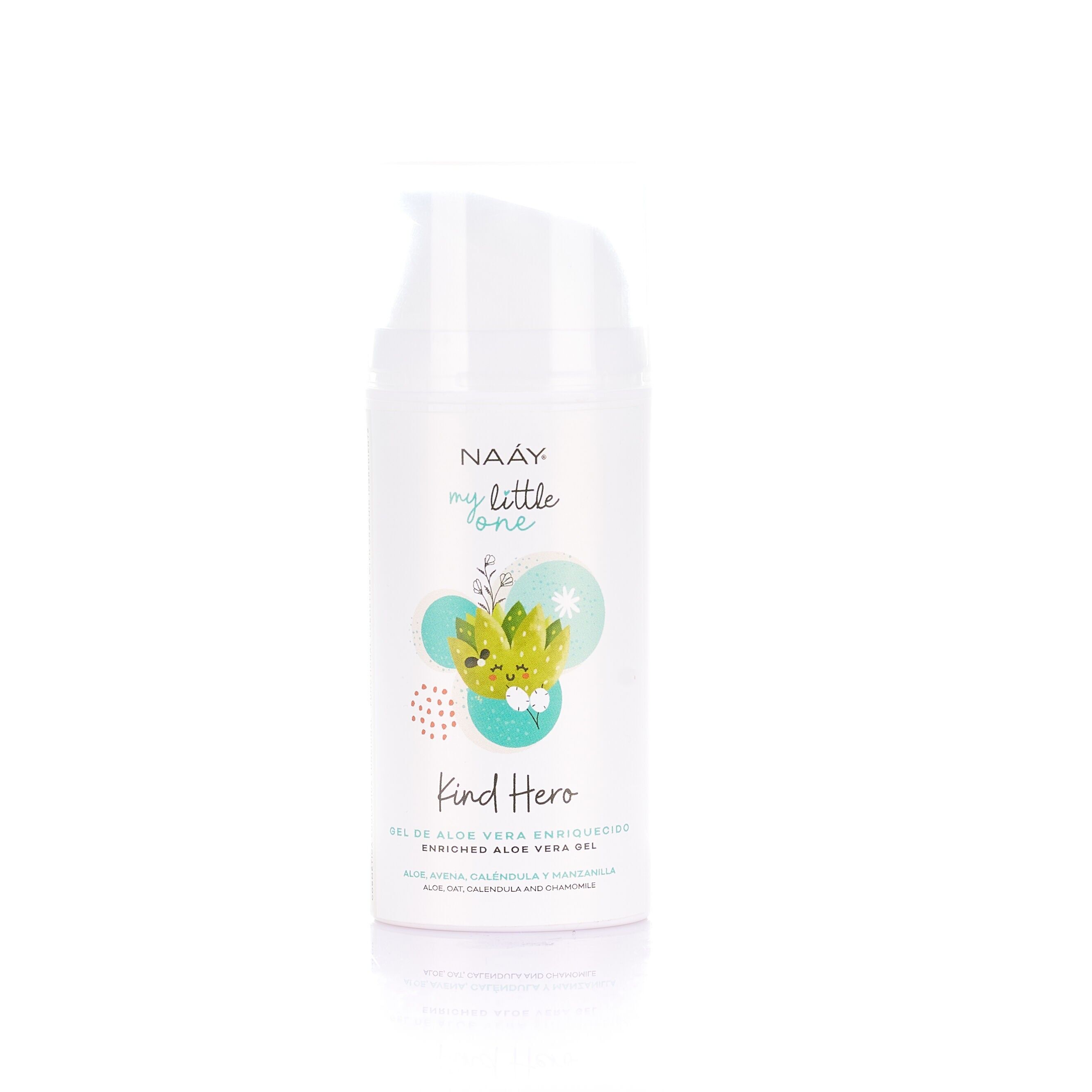 KIND HERO - Gel di aloe puro arricchito per bambini My Little One - 50 ml