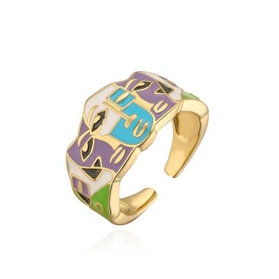 Colored Geometry Ring