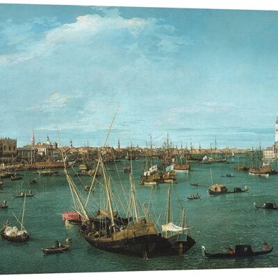 Quadro su tela di qualità museale Canaletto, Bacino di San Marco, Venezia