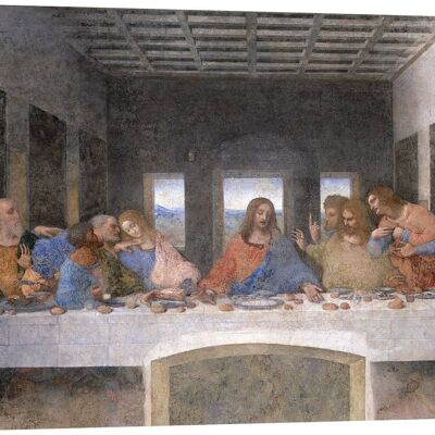 Leonardo da Vinci, La última cena, impresión en lienzo con calidad de museo