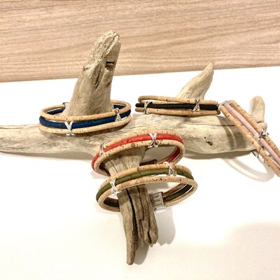 Handmade ERIN cork bracelet